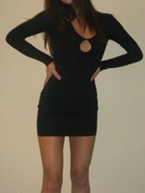 Aritzia black mini dress